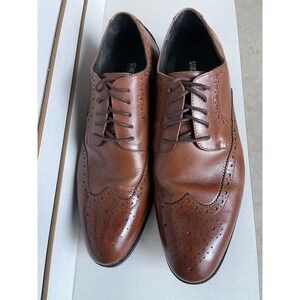 Men’s Stacy Adams Wingtips Leather Dress Shoe Size 11W